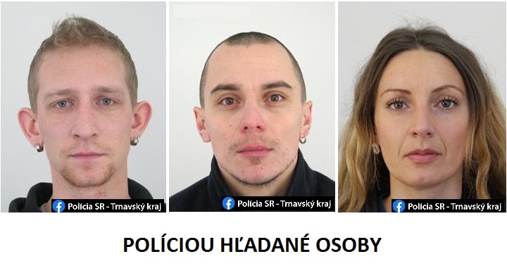 Polícia hľadá Mareka, Rolanda a Petru, vydali na nich zatykač