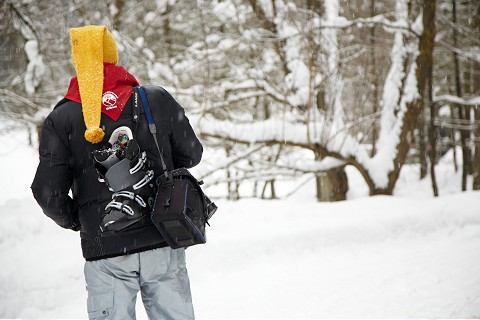 Trnavskí vysokoškoláci: Snežienky a machri lyžovali v retro štýle