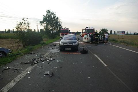 Čelná zrážka na trnavskom obchvate: Vodič auta nehodu neprežil