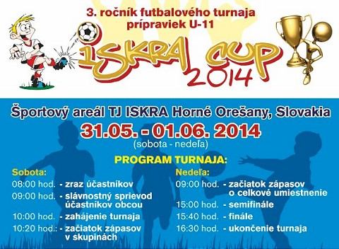 Iskra Cup prinesie do Horných Orešian futbal i dobrú zábavu