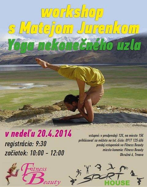 Fitness Beauty pripravuje workshop jogy nekonečného uzla