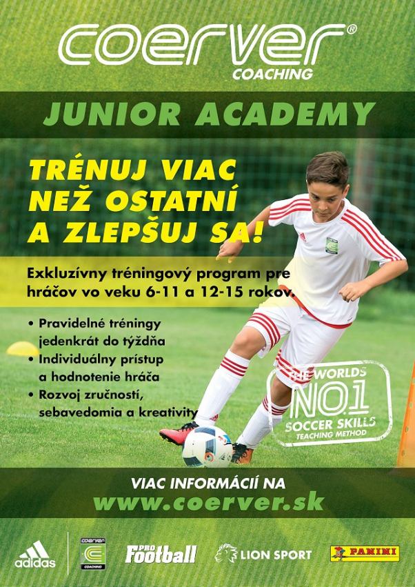 V Trnave spúšťajú futbalovú akadémiu s tréningovou metódou Coerver Coaching