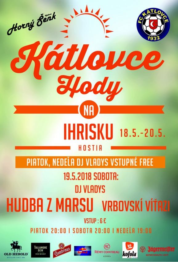 Na hody do Kátloviec prídu aj Hudba z Marsu či Vrbovskí víťazi