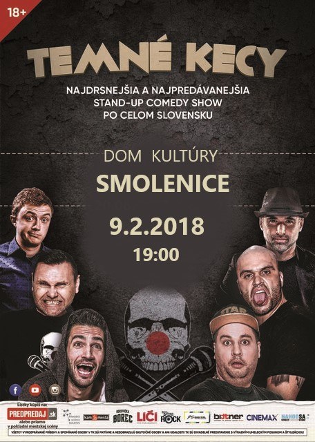 Temné kecy sa vracajú do Smoleníc, ľudí budú baviť skvelí komici
