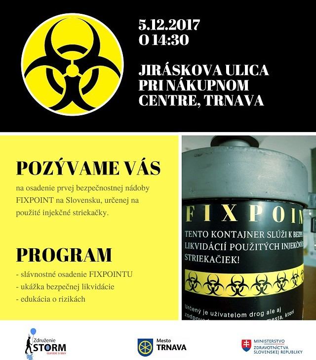 Na Jiráskovej ulici bude prvý kontajner na použité injekčné striekačky