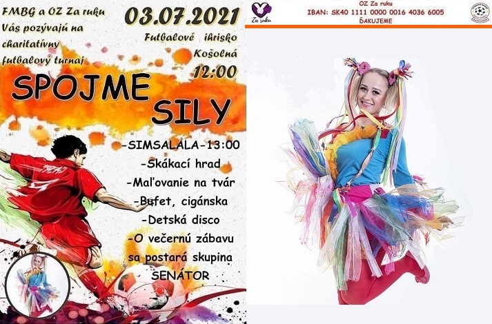 V Košolnej bude v sobotu charitatívna akcia, vystúpi aj Simsalala