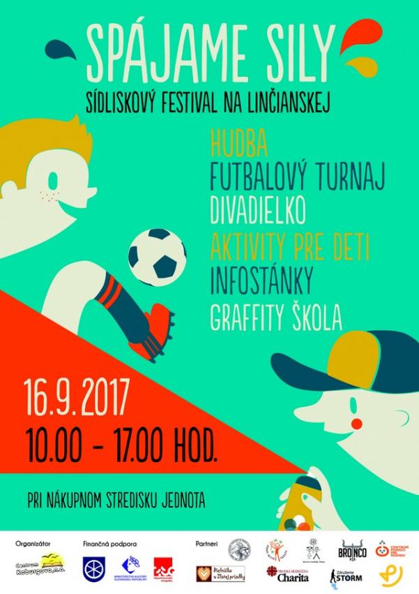 Na Linčianskej bude v sobotu sídliskový festival Spájame sily