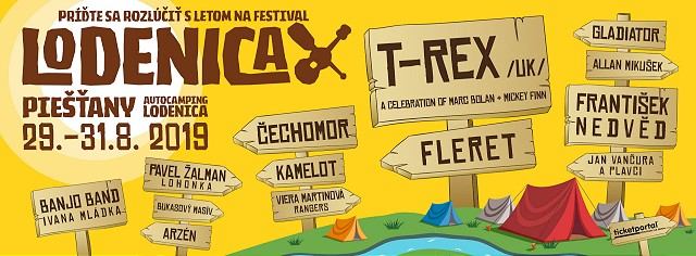 Vo štvrtok začína festival Lodenica, vystúpia aj František Nedvěd či legendárni T-Rex