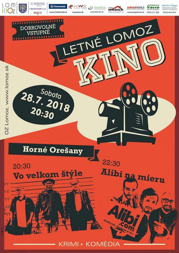 V Horných Orešanoch budú premietať filmy pod holým nebom