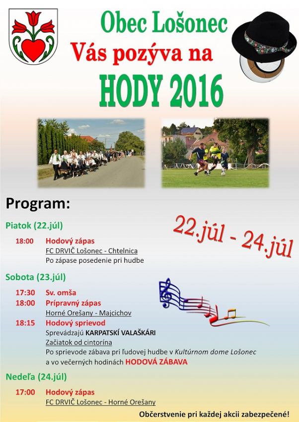 V Lošonci zohrajú cez hodový víkend tri futbalové zápasy