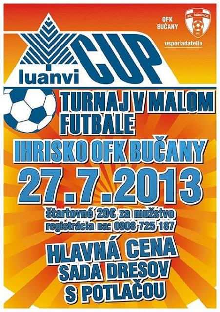 V Bučanoch sa cez víkend uskutoční turnaj v malom futbale