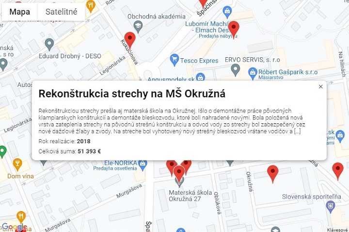 Trnava spustila webovú stránku o investičných akciách mesta