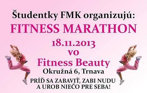 Študentky pozor! V Trnave organizujú v novembri Fitness Marathon