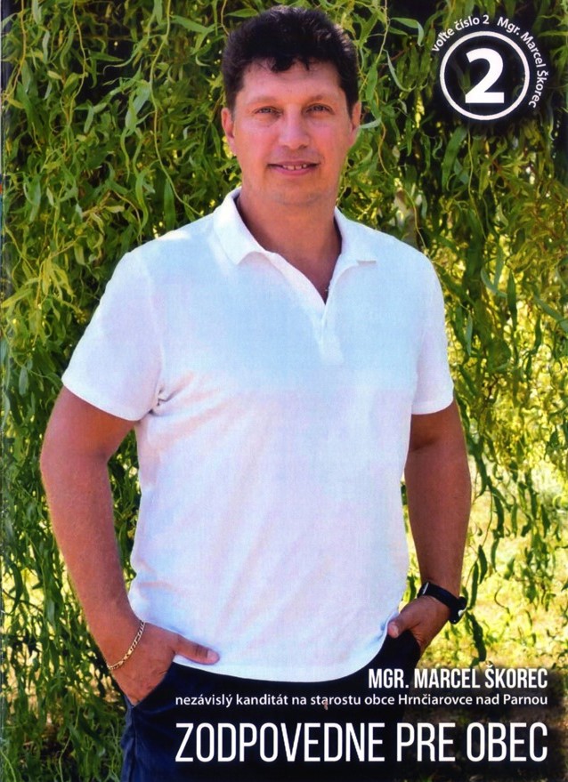 Starostom Hrnčiaroviec nad Parnou bude Marcel Škorec