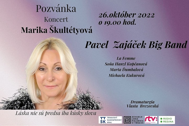 Speváčka Marika Škultétyová bude mať koncert v trnavskom divadle