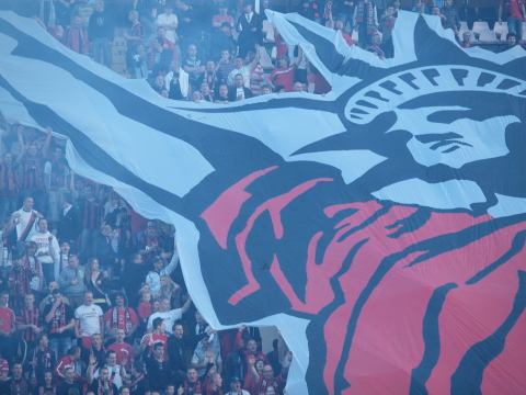 Fans Spartaka vykúpili sektor hostí na zápas v Zlatých Moravciach