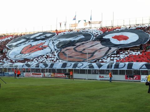 FOTO: Na zápase Spartak - Steaua vládla skvelá atmosféra