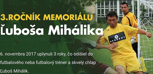 V Piešťanoch si pripomenú futbalovým turnajom Ľuboša Mihálika
