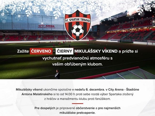 Spartakovci pred Trenčínom organizujú množstvo aktivít, v nedeľu si zahrajú proti fanúšikom