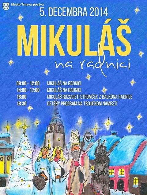 Mikuláš zavíta do Trnavy už tento piatok, deti pozdraví priamo z radnice