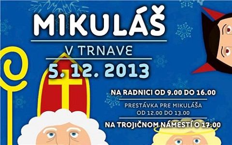 Trnavou bude vo štvrtok chodiť Mikuláš, na radnici bude peklo