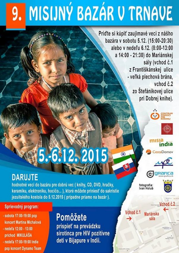 Misijný bazár pomôže najbiednejším v Indii