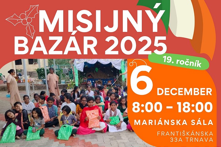 Tohtoročný Misijný bazár v Mariánskej sále bude s atmosférou Indie