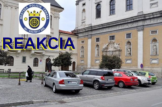 Mestská polícia reaguje na článok o parkovaní pred Univerzitným kostolom