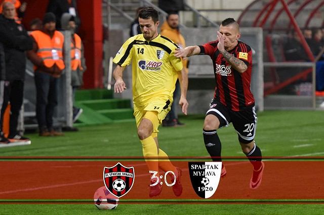 Trnavský Spartak zdolal bezzubú Myjavu rozdielom triedy, Karhan vyzdvihol srdce tímu