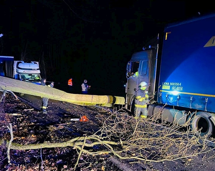 Na Bielej hore spadol strom, následná nehoda zablokovala premávku