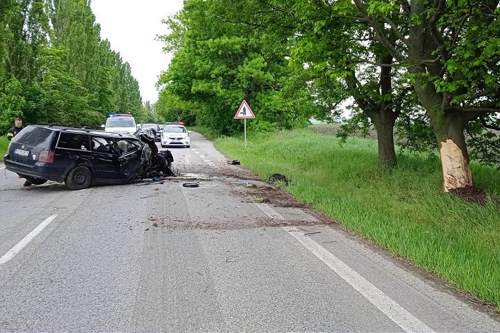 Nehoda medzi Trnavou a Bučanmi: Vodič narazil autom do stromu