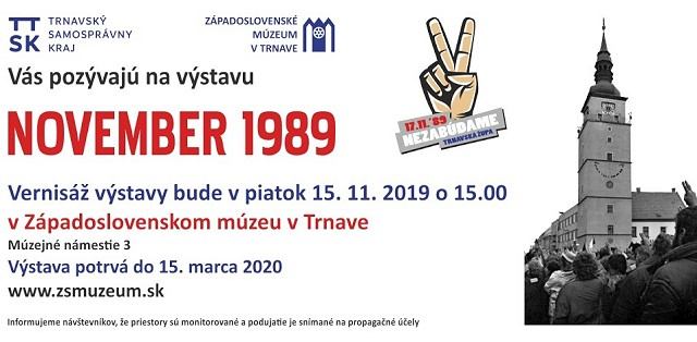 K nežnej revolúcii budú spomienkové akcie na námestí aj v múzeu