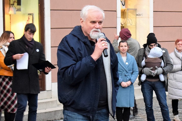 Jubileá oslávia tribún Novembra 89 Oktavec či spartakovec Kravárik