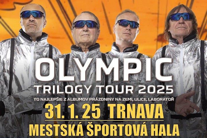 Kapela Olympic vystúpi v Trnave so svojou Trilogy Tour 2025