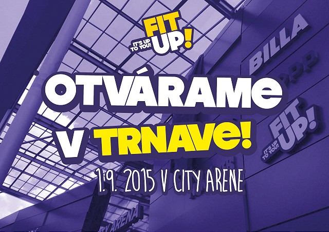 Moderné a kvalitné fitnescentrum? Do Trnavy mieri FIT UP!