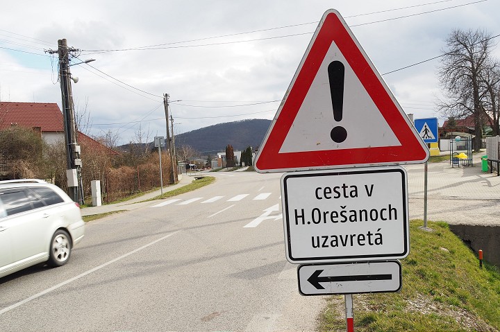 Uzatvorenie mosta v Horných Orešanoch sa blíži, obce upozorňujú na obchádzky