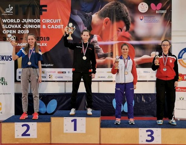 Druhý medzinárodný štart premenila stolná tenistka Peková na výborný výsledok