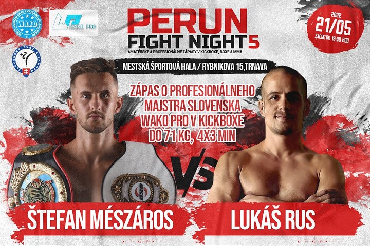 Perun Fight Night prinesie v sobotu aj zápas o profesionálneho majstra SR