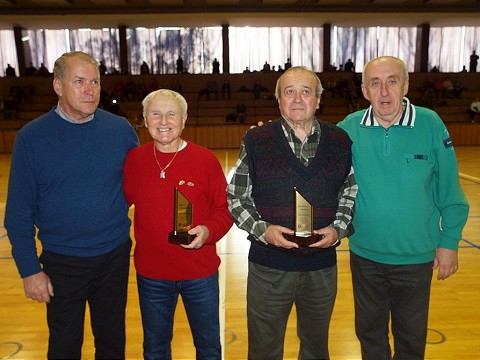 V športovej hale predviedli svoj kumšt futbalové ikony, ocenili Masrnu a Štibrányiho
