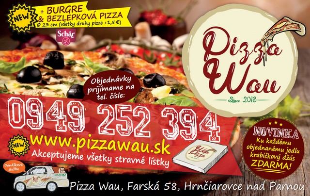 Pizza Wau rozšírila ponuku o hamburgery, rozvoz do Trnavy ponúka zdarma