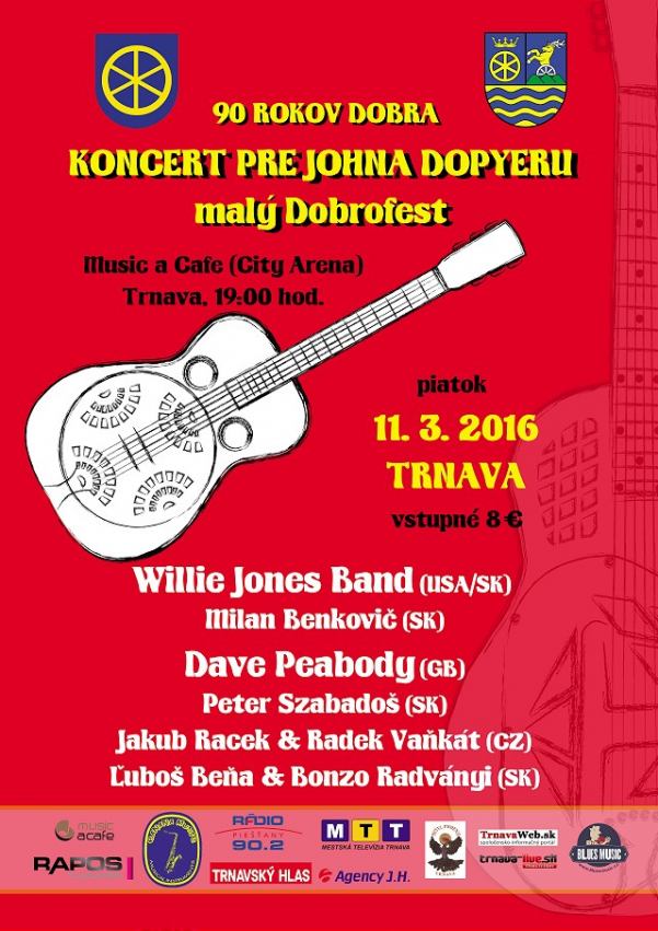 V Trnave si zaspomínajú na Dobrofest koncertom pre Johna Dopyeru