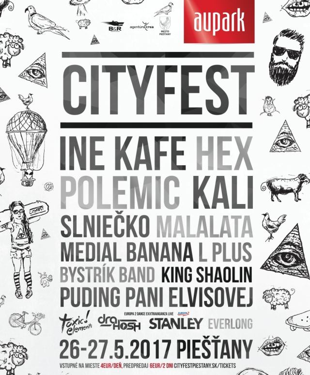Na CityFeste Piešťany vystúpia aj Hex, Bystrík a Malalata