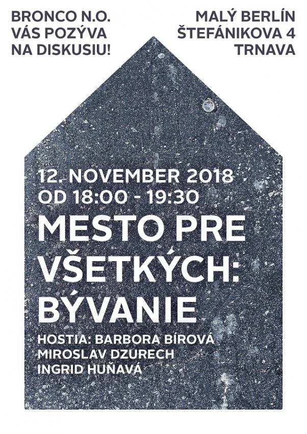 V Malom Berlíne budú hovoriť o dostupnom bývaní v Trnave