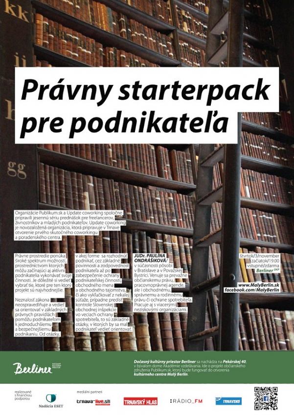 Prednáška pre malých podnikateľov: Neznalosť zákona neospravedlňuje