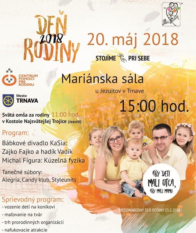 Počas dňa rodiny pripravia v Trnave pestrý program