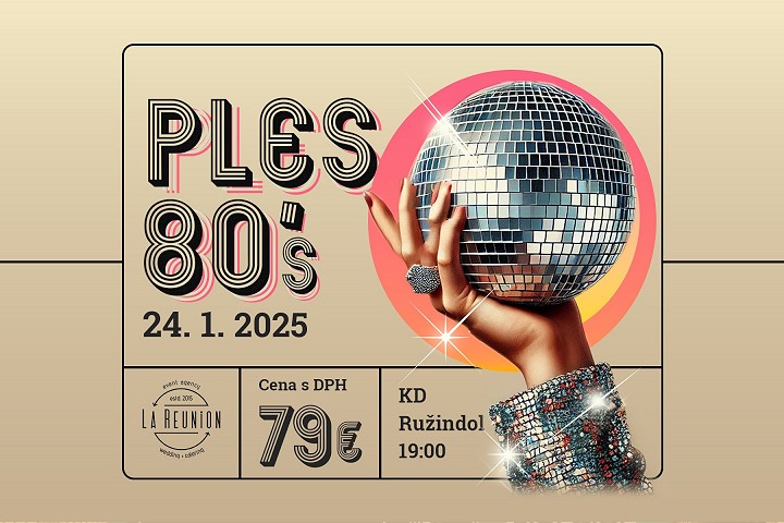 Ples v štýle 80s: Už o pár dní ožije Ružindol v rytme 80-tych rokov!