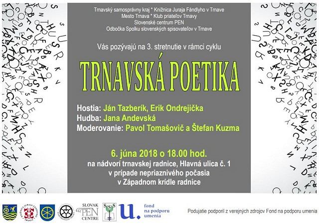 Na nádvorí radnice pokračuje Trnavská poetika