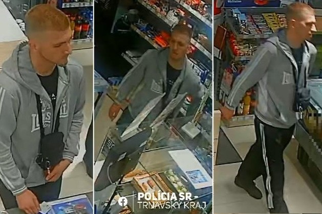 Na čerpacej stanici v Trnave platil cudzou kartou, kamery zachytili podozrivého