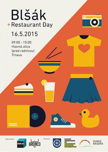 V  sobotu bude pred radnicou Blšák a Restaurant day