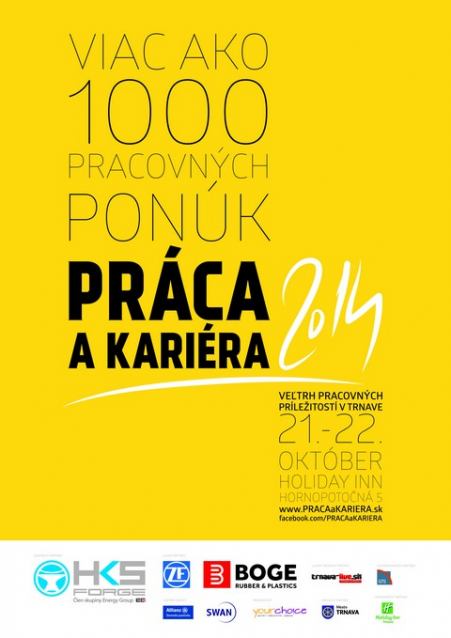 Blíži sa veľtrh Práca a kariéra: Firmy ponúknu profesionálne rady a viac ako tisíc pracovných miest